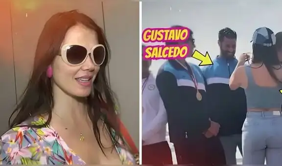 Maju Mantilla reafirma su respaldo a Gustavo Salcedo tras entregarle premio en evento público: "Apoyándolo a él"