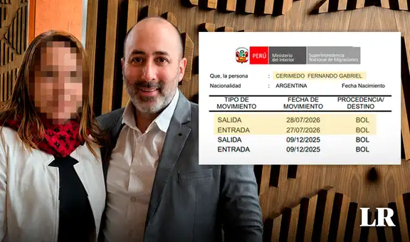 El operador Fernando Cerimedo arribó a Lima durante la juramentación de Keiko Fujimori