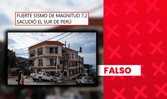 Es falso que esta fotografía retrate los daños estructurales de una vivienda a causa del terremoto de 7,2 en Ayacucho: en realidad, fue captada en Pereira, Colombia