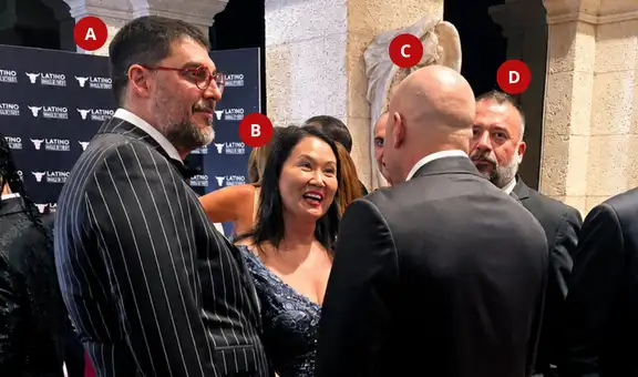 Keiko Fujimori estuvo en Florida en gala con Damián Valenzuela y Fernando Cerimedo