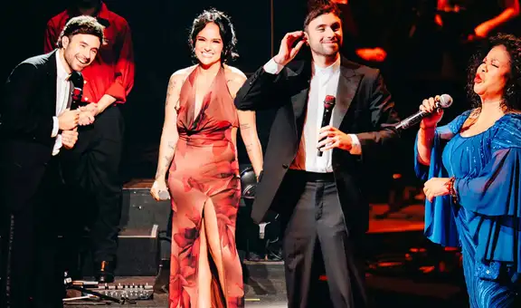 Cantante Adrián Bello logró lleno total en su concierto en el Gran Teatro Nacional: Daniela Darcourt y Eva Ayllón presentes en el escenario