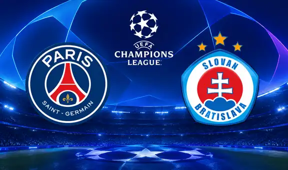 PSG vs Slovan Bratislava: fecha, hora y canal de TV para ver el partido por la fecha 1 de la Champions League