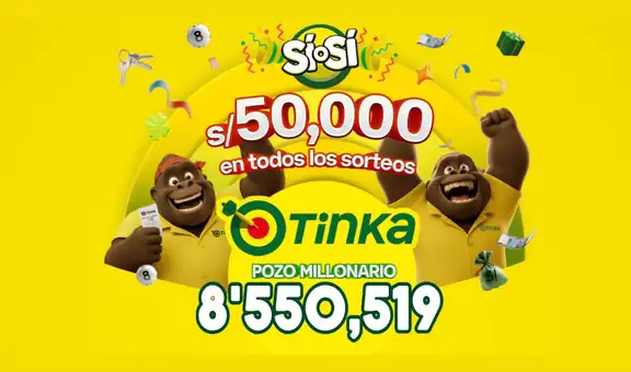 Resultados de La Tinka del miércoles 21 de octubre: números ganadores, premios del Pozo Millonario, boliyapa, S/50.000 y más