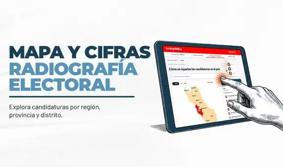 Mapa y cifras: regiones, provincias y distritos del Perú con sus datos clave.