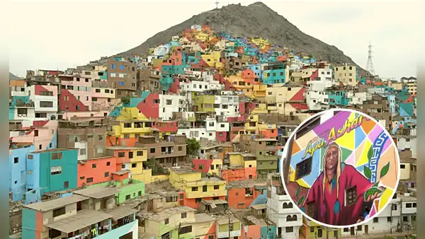 ¿Por qué las casas del cerro San Cristóbal se han convertido en un atractivo y qué representan sus colores?