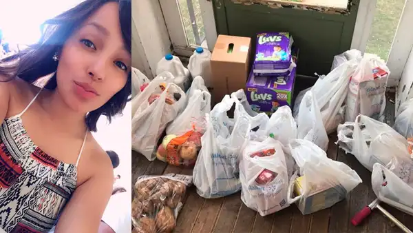 Propietario perdonó el alquiler a madre soltera y le entregó víveres para pasar la cuarentena