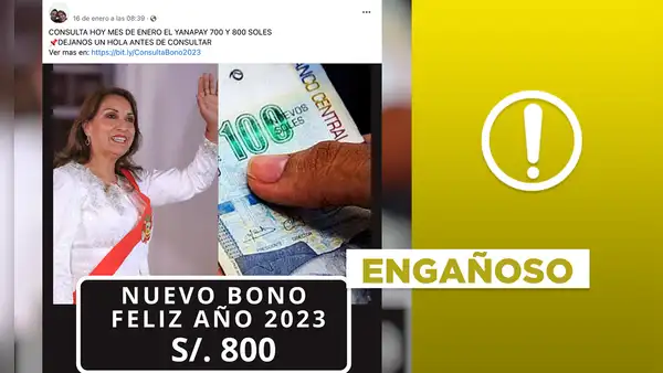 No, el Bono Alimentario no brinda un apoyo económico de 700 y 800 soles