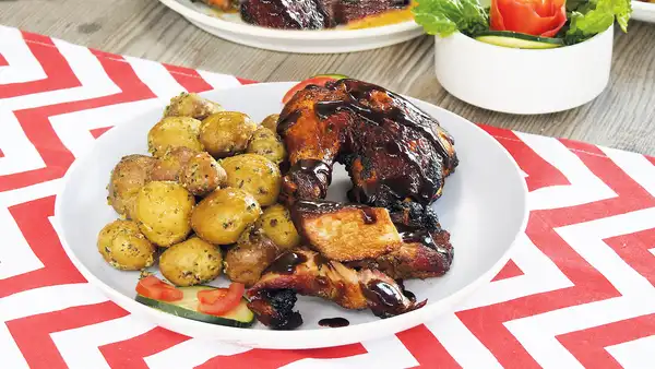 Pollo y chancho al cilindro