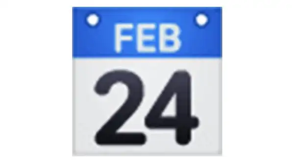 WhatsApp: ¿Sabes por qué el emoji de calendario muestra la fecha ‘24 de febrero'? [FOTOS]