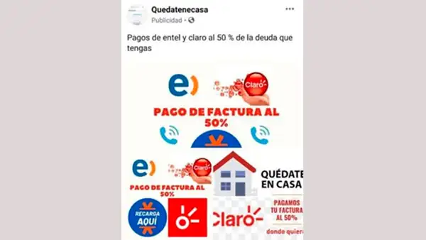 Nueva estafa cibernética ofrece pagos de recibos Claro abonando la mitad de la deuda [FOTOS]