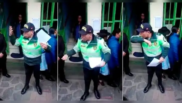En quechua, policía da recomendaciones para prevenir el coronavirus [VIDEO]