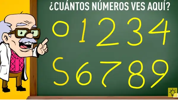 ¿Cuántos números ves en la imagen? El nuevo reto visual que casi nadie puede resolver [VIDEO]