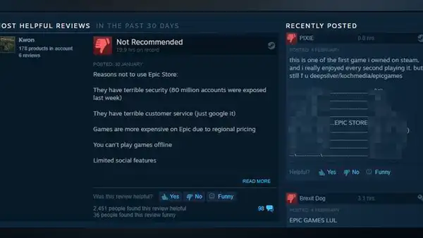 Steam por fin se pronuncia sobre polémica de Epic Games Store y sus exclusivos