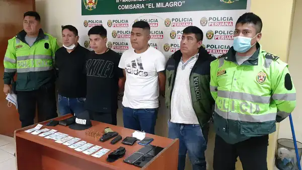 Trujillo: Policía detiene a ochos sujetos por tratar de usurpar terreno  