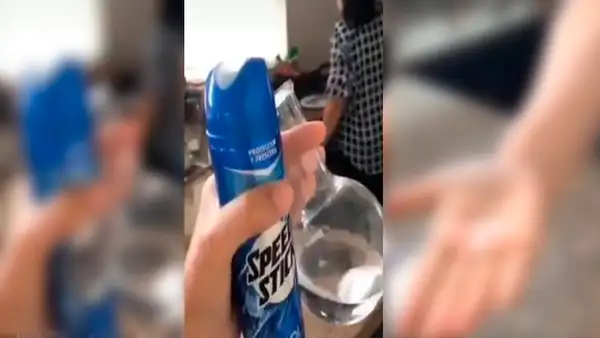 Es falso que se puede crear hielo en segundos usando desodorante y agua [VIDEO]