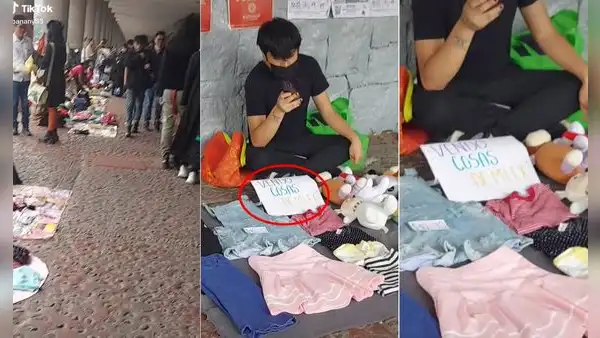 “Vendo cosas de mi ex”: Joven ofreció los objetos y prendas de su expareja en feria