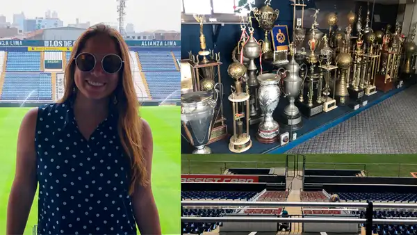 Periodista brasileña elogia a Alianza Lima tras visitar Matute: “Es el club más popular del Perú” [FOTOS]