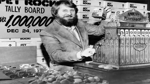 Gary Dahl, el hombre que se hizo millonario vendiendo rocas