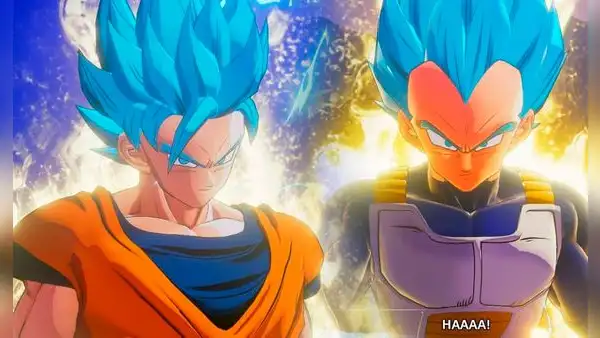 Dragon Ball Z Kakarot: Golden Freezer y Vegeta SSGSS se enfrentan