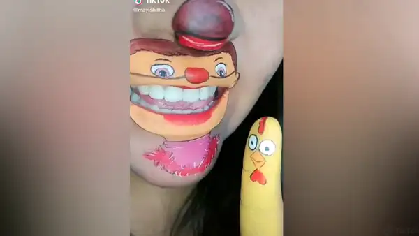 Sorprende a miles en TikTok por sus ‘caritas pintadas’ de personajes de Patacláun y El Chavo del 8 [VIDEO] 
