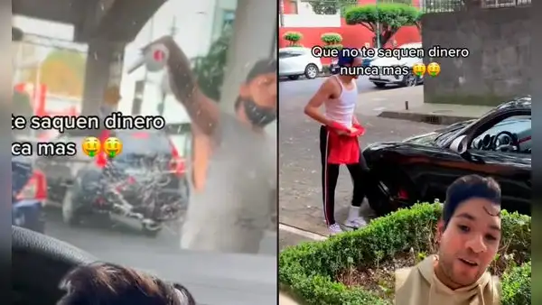 Joven explica truco para que conductores puedan evitar a los limpiaparabrisas en las calles