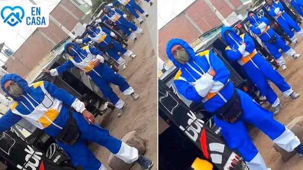 Mototaxistas usan trajes de Dragon Ball para evitar contagios por coronavirus