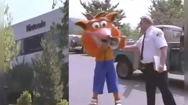 Cuando Crash Bandicoot visitó las oficinas de Nintendo para decir que PlayStation era mejor