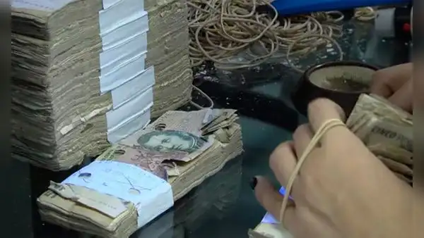 YouTube: video muestra cómo trituraron 350 millones de billetes deteriorados en Argentina