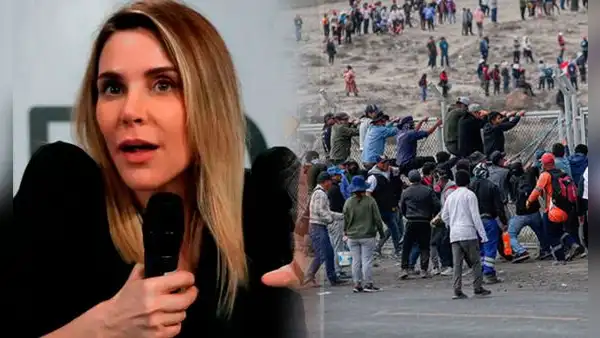 Juliana Oxenford indignada por vandalismo en aeropuerto de Arequipa: “Todos esos a la reja”