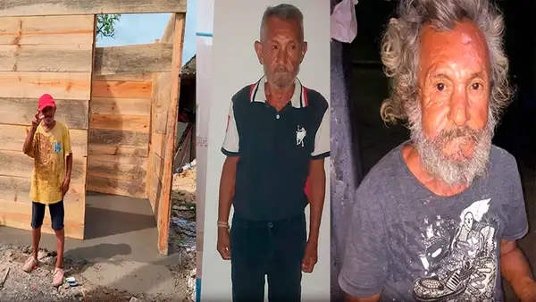 Indigente humillado por desconocido recibió gran sorpresa: vecinos le construyeron casita [VIDEO]