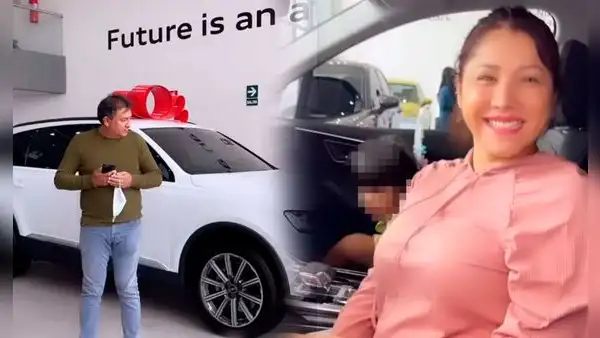Esposo de Lesly Castillo la sorprende regalándole una camioneta antes de acabar el 2022