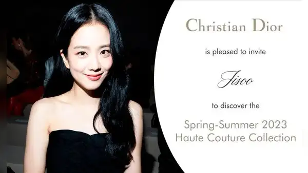 Jisoo de BLACKPINK en Dior Couture Show: fotos y videos desde el desfile en París
