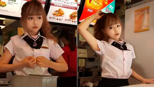 YouTube viral: le piden que sea modelo a vendedora de McDonalds por este detalle [VIDEO]