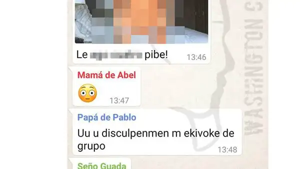 WhatsApp: usuario envía por error foto "hot" a chat de madres del colegio