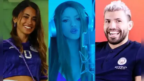 Las virales reacciones del ‘Kun’ Agüero y Antonela Roccuzzo a la canción de Shakira contra Piqué