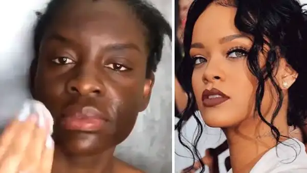 Facebook viral: chica afroamericana se convierte en Rihanna gracias al poder del maquillaje [VIDEO]