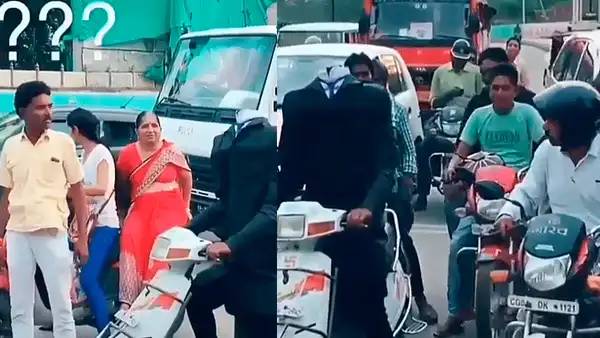Facebook: 'hombre sin cabeza' pasea en moto por las calles dejando en shock a todos [VIDEO]