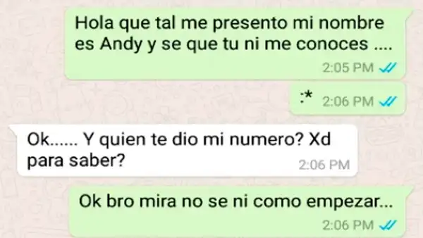 WhatsApp: Le dijeron que su novia está embarazada de otro y él actuó así [FOTOS]