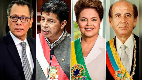¿Cuántos presidentes han sido destituidos de sus cargos en América Latina?