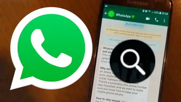 WhatsApp: ¿viste la pequeña lupa que apareció al lado de tus mensajes? Te revelamos para qué sirve