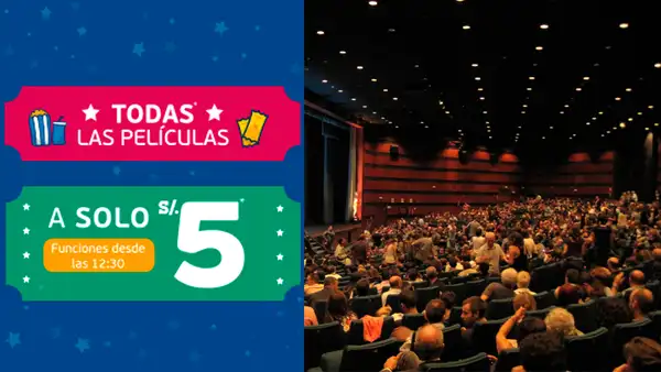 Cadena de cine peruano venderá entradas a 5 soles