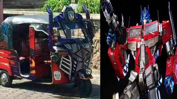 Facebook: convierte una simple mototaxi en un 'Transformer' y todos quieren subir [FOTOS]