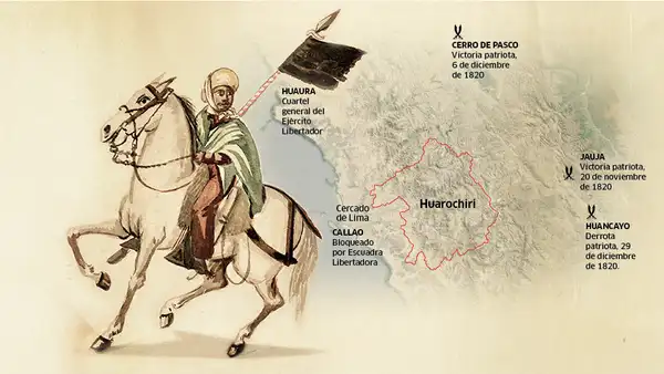 Parte de Guerra: Los montoneros de Huarochirí estrechan el cerco sobre Lima