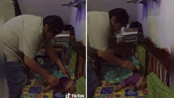 Hombre no quería perros en casa, pero se encariña con la mascota de su hija