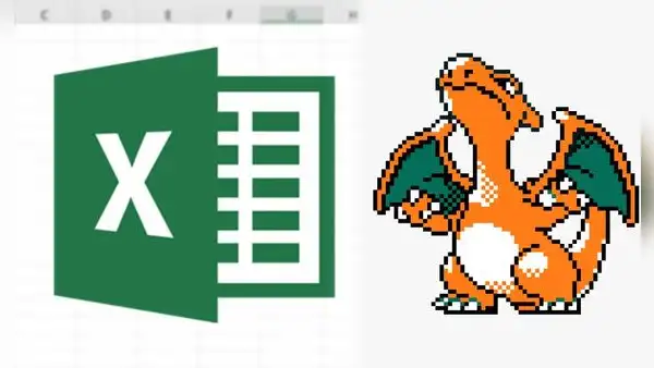 Artista recrea a los pokémones de primera generación con Excel