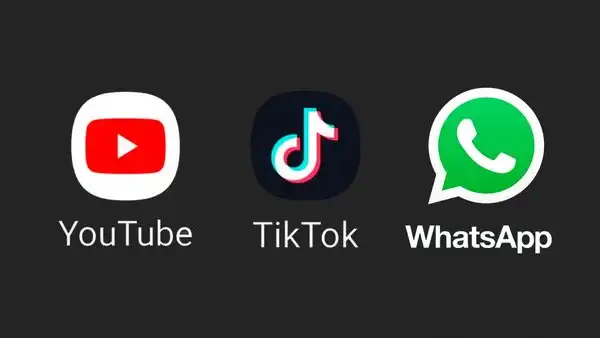 WhatsApp, TikTok y YouTube fueron las apps más usadas durante la cuarentena