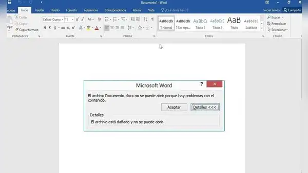 ¿Cómo recuperar un documento de Microsoft Word que está corrupto?