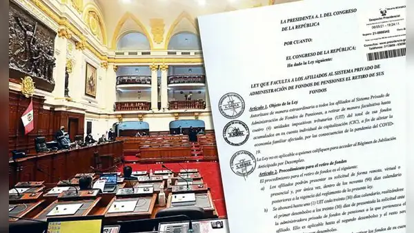 Congreso promulga ley que faculta el retiro de hasta 4 UIT de la AFP