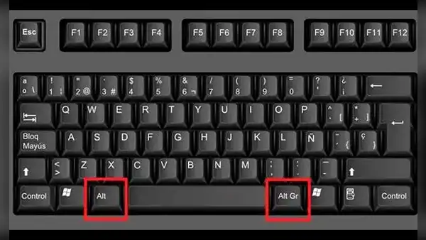 ¿Por qué los teclados de computadoras y laptops tienen dos botones Alt?