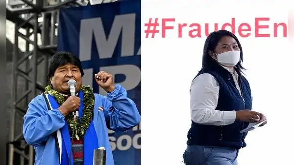 Morales dice que Fujimori repite discurso de Trump en Perú: “Desconocen voto del pueblo”